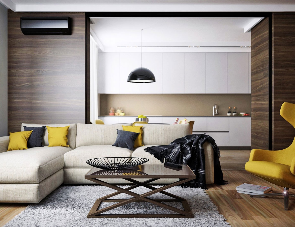 Design Studio Interdio Created Colorful Living Decor
